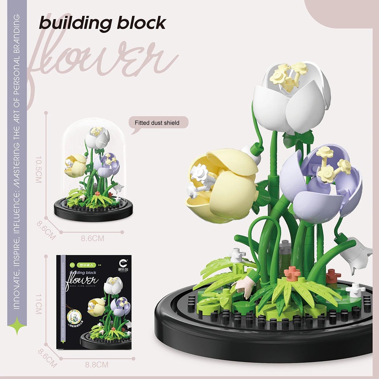 Eternal Life Flowers - DIY Mini Building Blocks
