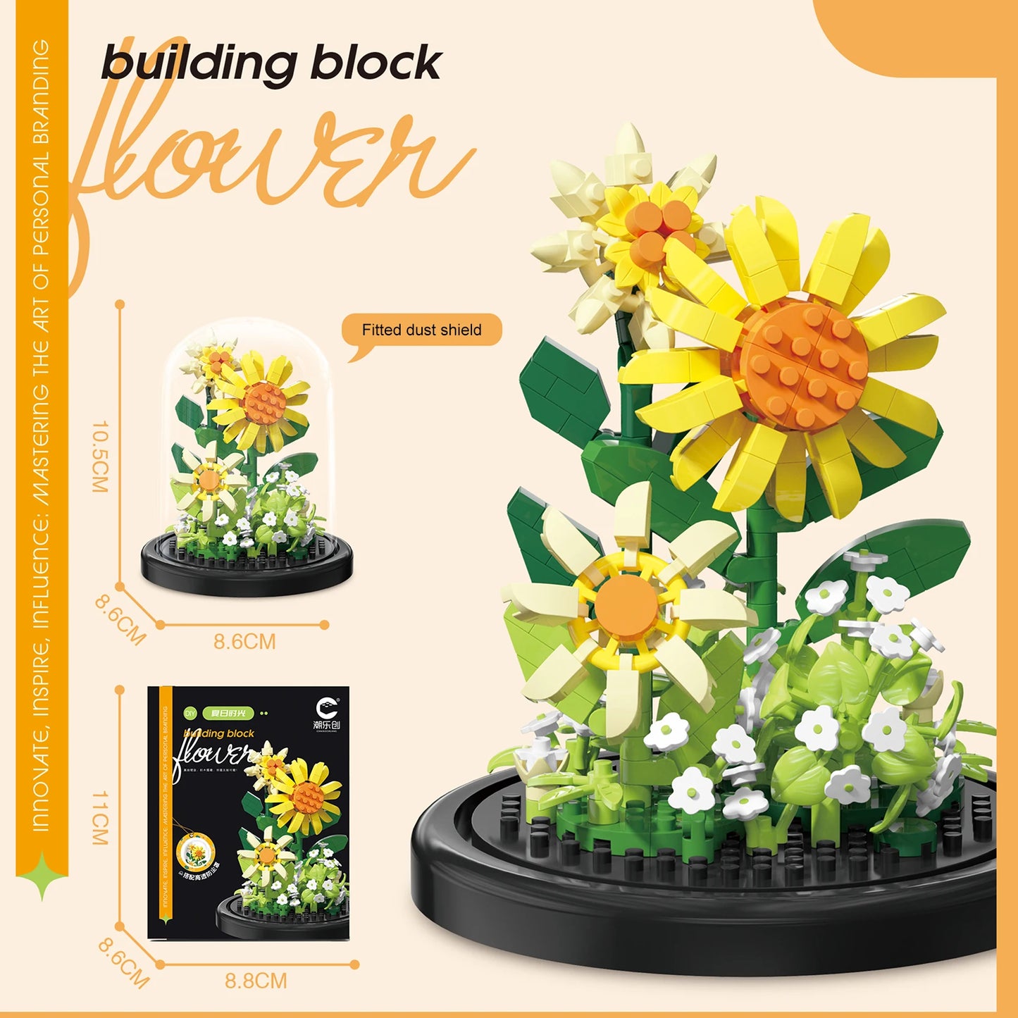 Eternal Life Flowers - DIY Mini Building Blocks