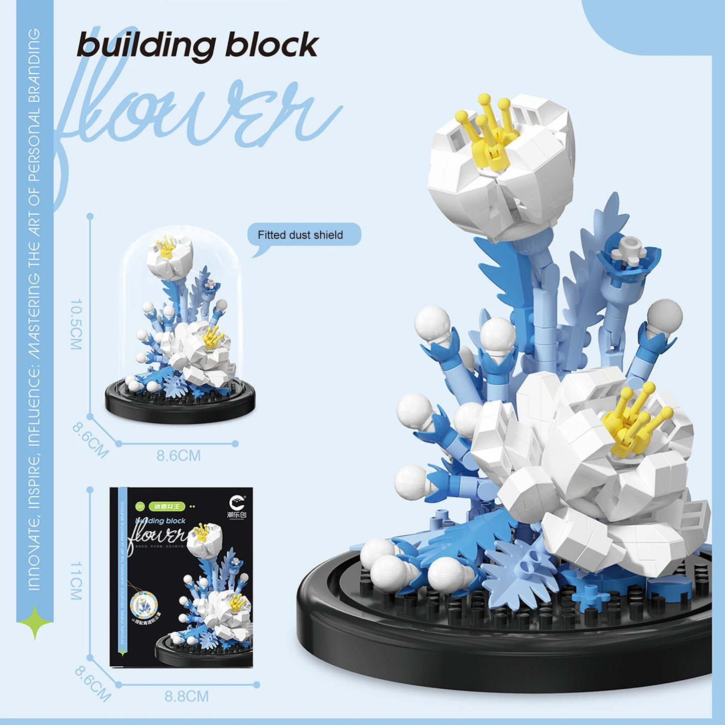 Eternal Life Flowers - DIY Mini Building Blocks