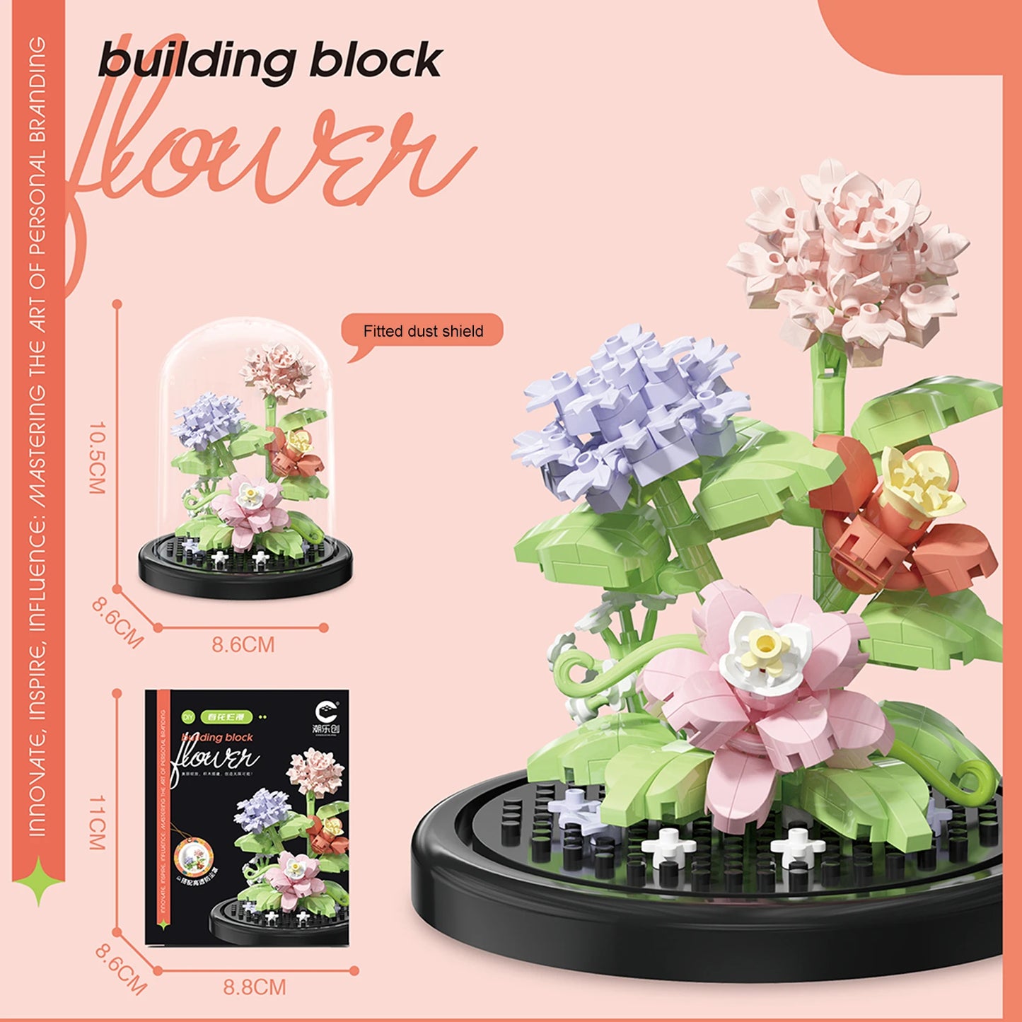 Eternal Life Flowers - DIY Mini Building Blocks