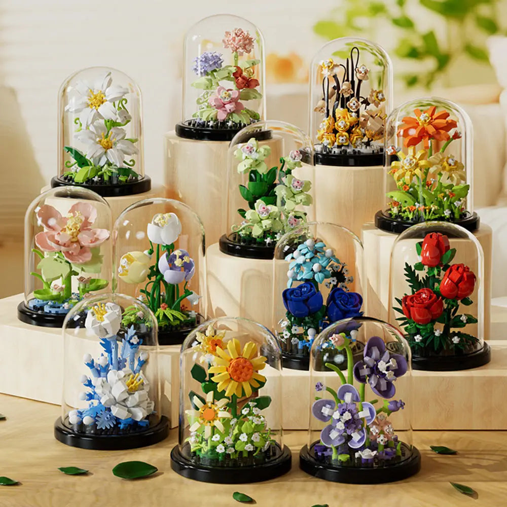 Eternal Life Flowers - DIY Mini Building Blocks
