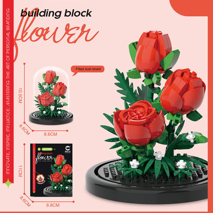 Eternal Life Flowers - DIY Mini Building Blocks