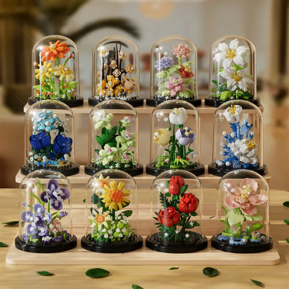 Eternal Life Flowers - DIY Mini Building Blocks