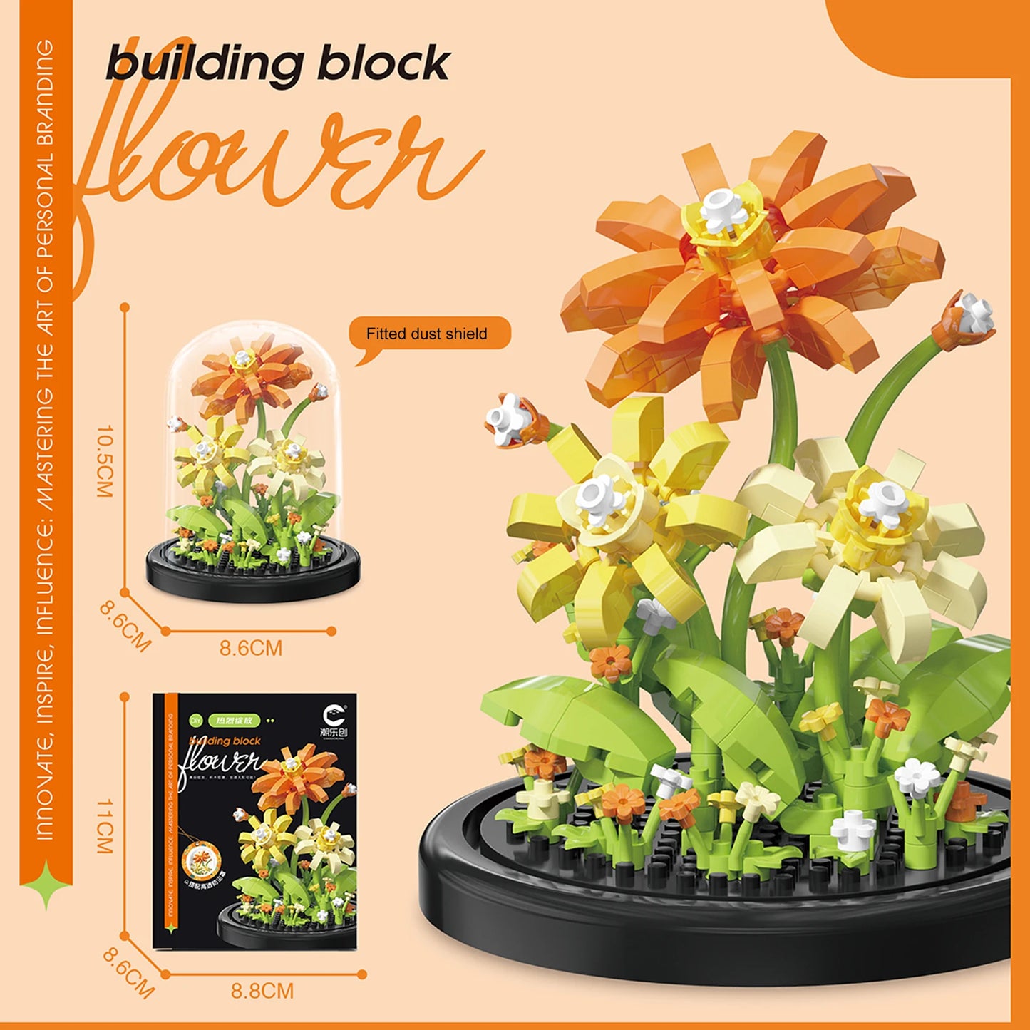 Eternal Life Flowers - DIY Mini Building Blocks